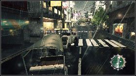 Rusz przed siebie i wejdź do stojącego na ulicy wozu [1] - Bangkok - One bad turn deserves another | Opis przejścia gry 007 Blood Stone - 007: Blood Stone - poradnik do gry