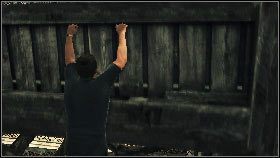 Załatw stojącego do ciebie plecami żołnierza [1] , po czym przeskocz przez barierkę [2] i zeskocz na ziemię - Burma - Youre in Burma, Mr. Bond (1) | Opis przejścia gry 007 Blood Stone - 007: Blood Stone - poradnik do gry