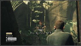 Po chwili dotrzesz do kamiennego filaru, przy którym zostanie zastrzelony człowiek - Burma - The Beautiful and the Damned | Opis przejścia gry 007 Blood Stone - 007: Blood Stone - poradnik do gry