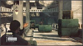 Kiedy rozprawisz się z większością przeciwników wbiegnij na most z prawej [1] i zza osłony wykańczaj kolejnych rywali [2] - Burma - I already know... (1) | Opis przejścia gry 007 Blood Stone - 007: Blood Stone - poradnik do gry