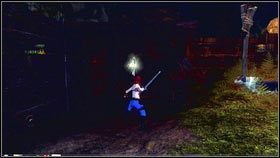 Gdy skończysz zadania w forcie, wyjdź przez bramę, z której nadchodziły upiory [1], a następnie skręć w prawo - Srebrne klucze (2) | Znajdźki w Fable III - Fable III - poradnik do gry