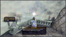 Nad nimi, z lewej strony unosi się żółty okrąg [1] - Srebrne klucze (4) | Znajdźki w Fable III - Fable III - poradnik do gry