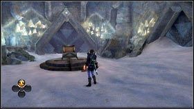 Zejdź teraz kilka poziomów niżej, aż po lewej stronie zobaczysz kamienne wrota [1] - Srebrne klucze (4) | Znajdźki w Fable III - Fable III - poradnik do gry