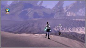 Gdy ją zbierzesz, wróć do poprzedniego kwiatu [1], a następnie idź prosto w kierunku wielkich ruin [2] - Kwiaty z Aurory (1) | Znajdźki w Fable III - Fable III - poradnik do gry