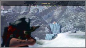 Dolina w której znajdują się Demoniczne Wrót kończy się zamrożonym wodospadem [1] - Gnomy (1) | Znajdźki w Fable III - Fable III - poradnik do gry