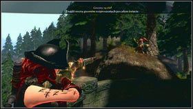 Idąc z opuszczonej stacji w lewo [1], powinieneś zauważyć małą leśną ścieżkę - Gnomy (1) | Znajdźki w Fable III - Fable III - poradnik do gry
