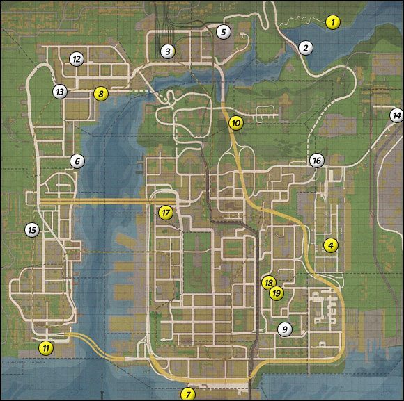 1 - Mapa | Kolekcje - czasopisma Mafia II Joes Adventures - Mafia II: Joes Adventures - poradnik do gry