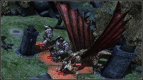 Orki broniące miasta posiadają w szeregach smoka - Akt III- W poszukiwaniu drogi | Kampania imperium ludzi | Disciples III - Disciples III: Odrodzenie - poradnik do gry