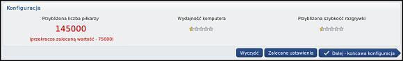 Po lewej stronie widoczny komunikat o przekroczeniu zalecanej wielkości bazy danych. - Konfiguracja rozgrywki - Rozpoczynanie gry - Football Manager 2011 - poradnik do gry