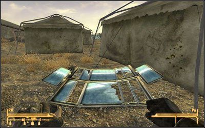 W efekcie otworzysz sobie drogę do paneli słonecznych - Radosny tancerz | Zadania poboczne | Solucja Fallout New Vegas - Fallout: New Vegas - poradnik do gry