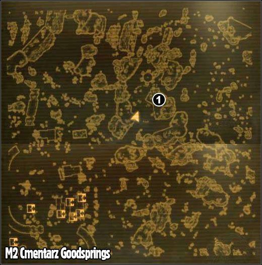 1 - M2 - Cmentarz Goodsprings | Mapy Fallout New Vegas - Fallout: New Vegas - poradnik do gry