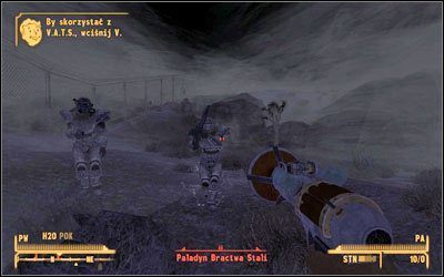 Wyjdź na chwilę na powierzchnię - zostaniesz zatrzymany przez Paladynów Bractwa Stali - Fallout New Vegas: Mogę sprawić, że się przejmiesz - Fallout: New Vegas - poradnik do gry