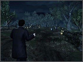 Po rozmowie ze starcem, skieruj się w górę wzniesienia, przechadzając się polną drogą (i mijając po drodze przyjaźnie nastawionych magów) - Misja 2- Wesele | Opis przejścia Harry Potter i Insygnia Śmierci - Harry Potter i Insygnia Śmierci - część 1 - poradnik do gry