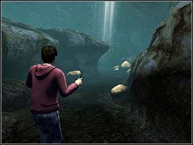 4 - Konfrontacja (7)- Ciemne jaskinie | Opis przejścia - Harry Potter i Insygnia Śmierci - część 1 - poradnik do gry