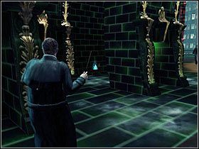 SYMBOL INSYGNIÓW ŚMIERCI #3: można wejść w jego posiadanie podczas etapu Magia to potęga, tuż po wejściu do ministerstwa - Misja 8- Magia to potęga (1) | Opis przejścia Harry Potter i Insygnia Śmierci - Harry Potter i Insygnia Śmierci - część 1 - poradnik do gry