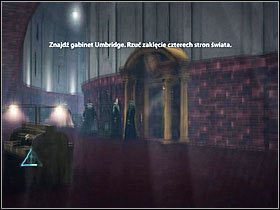 W ten sposób trafisz do części z biurami - Misja 8- Magia to potęga (1) | Opis przejścia Harry Potter i Insygnia Śmierci - Harry Potter i Insygnia Śmierci - część 1 - poradnik do gry