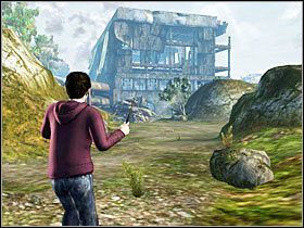 Pod trzecim kominem znów natkniemy się na zombie - Misja 9- Zemsta goblina (2) | Opis przejścia Harry Potter i Insygnia Śmierci - Harry Potter i Insygnia Śmierci - część 1 - poradnik do gry