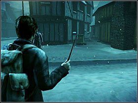 ŻONGLER #8: ukryty został obok domu naprzeciw wejścia na cmentarz, podczas etapu Dolina Godryka - Misja 13- Dolina Godryka | Opis przejścia Harry Potter i Insygnia Śmierci - Harry Potter i Insygnia Śmierci - część 1 - poradnik do gry