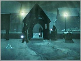 Ostatnia już konfrontacja to tradycyjne ratowanie mugoli (tym razem siedmiu) - Konfrontacja (16)- Ulice doliny Godryka | Opis przejścia - Harry Potter i Insygnia Śmierci - część 1 - poradnik do gry