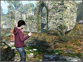 ŻONGLER #1: do zgarnięcia podczas etapu Ruiny, na arenie głównego starcia, w częściowo zniszczonym, kamiennym budynku (musisz wejść do jego wnętrza) - Żongler | Przedmioty Harry Potter i Insygnia Śmierci - Harry Potter i Insygnia Śmierci - część 1 - poradnik do gry