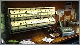 Rzuć też okiem na blat, na którym stoi licznik roboczy (3 pkt - Rozdział piąty (1) | Opis przejścia Gray Matter - Gray Matter - poradnik do gry