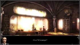 Kiedy pierwszy raz wyjdziesz z domu, objawią się efekty założenia przez Sam podsłuchu w gabinecie Linkwellera - Rozdział szósty (1) | Opis przejścia Gray Matter - Gray Matter - poradnik do gry