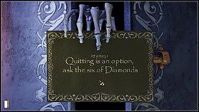 Trzecimi drzwiami po prawej udaj się do pokoju Damy Pik - Rozdział ósmy (1) | Opis przejścia Gray Matter - Gray Matter - poradnik do gry