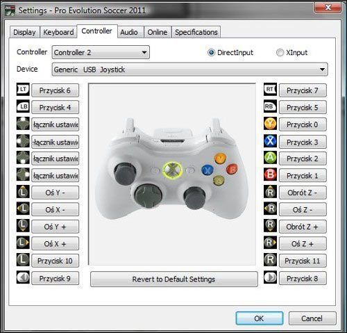 Ustaw przyciski według własnego uznania - Poradnik do gry - Sterowanie - Jak ustawić klawiaturę i pada? - Pro Evolution Soccer 2011 - poradnik do gry