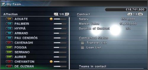 Kiedy po Twojego piłkarza ktoś się zgłosi, otrzymasz taką wiadomość - Transfery w Pro Evolution Soccer 2011 | Master League - Pro Evolution Soccer 2011 - poradnik do gry