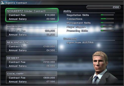 Negotiations Skills - od tej cechy zależy powodzenie ewentualnego transferu - Agent w Pro Evolution Soccer 2011 | Become a Legend - Pro Evolution Soccer 2011 - poradnik do gry