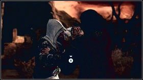 W trakcie filmiku prezentującego wydarzenia, które miały miejsce w poprzednich częściach gry, twoim zadaniem będzie zabicie jednego z templariuszy [1] - Sekwencja 1 - Peace at Last (1) | Opis przejścia | Assassins Creed Brotherhood - Assassins Creed: Brotherhood - poradnik do gry