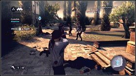 Podążając za Claudią, dotrzesz na tyły budynku [1] - Sekwencja 1 - Peace at Last (2) | Opis przejścia | Assassins Creed Brotherhood - Assassins Creed: Brotherhood - poradnik do gry