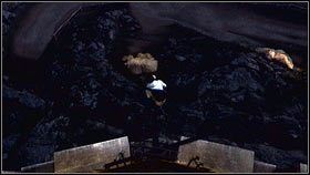 Wejdź na nie (RT + A) [1], a następnie zeskocz na dół, prosto na stertę siana [2] - Sekwencja 2 - A Wilderness of Tiger (1) | Opis przejścia AC Brotherhood - Assassins Creed: Brotherhood - poradnik do gry