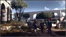 Tak jak poprzednio jedź cały czas za Machiavellim, unikając oddziałów straży i nie zwracając na siebie zbytniej uwagi [1] - Sekwencja 2 - A Wilderness of Tiger (3) | Opis przejścia AC Brotherhood - Assassins Creed: Brotherhood - poradnik do gry