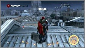 Dalej biegnij w prawo, aż dojdziesz do krawędzi muru - Sekwencja 8 - The Borgia (2) | Opis przejścia AC Brotherhood - Assassins Creed: Brotherhood - poradnik do gry