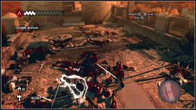 Gdy gra będzie tego wymagała, wciskaj jak najszybciej X, żeby zniszczyć kolejne fragmenty zbroi [1] - Sekwencja 9 - The Fall (1) | Opis przejścia AC Brotherhood - Assassins Creed: Brotherhood - poradnik do gry