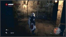 Wejście do podziemi znajdziesz pod schodami prowadzącymi do jednego z budynków w Vaticano District [1] - Legowiska Romulusa (6) | Zadania poboczne | Assassins Creed Brotherhood - Assassins Creed: Brotherhood - poradnik do gry