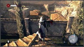 Po obejrzeniu cut-scenki, udaj się do zaznaczonego na mapie punktu - Maszyny Leonarda (1) | Zadania poboczne | Assassins Creed Brotherhood - Assassins Creed: Brotherhood - poradnik do gry