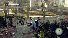 Udaj się w zaznaczoną na mapie strefę i użyj Eagle Eye, żeby określić swój cel [1] - Maszyny Leonarda (3) | Zadania poboczne | Assassins Creed Brotherhood - Assassins Creed: Brotherhood - poradnik do gry