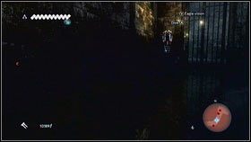 Skacząc po drewnianych drążkach i uważając na żołnierzy [1], dojdziesz do drugiej kraty - Maszyny Leonarda (3) | Zadania poboczne | Assassins Creed Brotherhood - Assassins Creed: Brotherhood - poradnik do gry