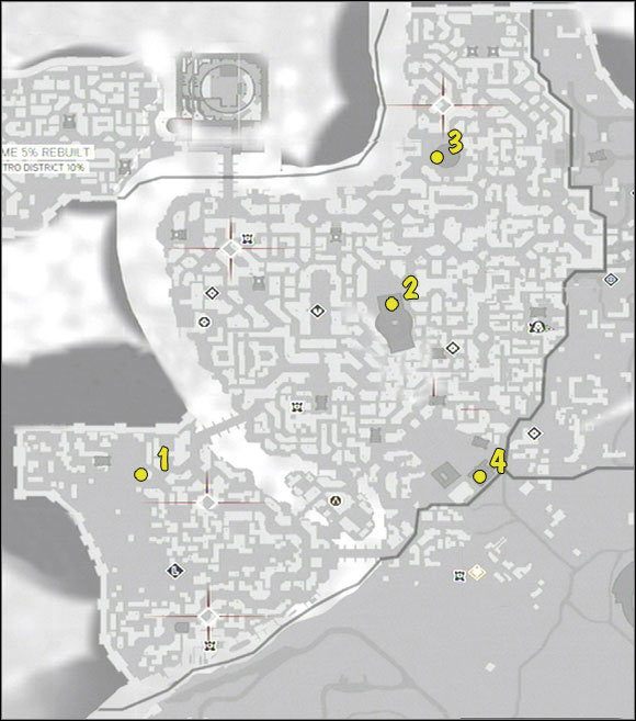 1 - Mapy | Pióra i artefakty | Assassins Creed Brotherhood - Assassins Creed: Brotherhood - poradnik do gry