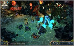 Mały smoczek boi się dużych przeciwników, trzeba więc polegać na swoich jednostkach i magii - Dersu | Zadania w Kings Bounty Nowe Światy - Kings Bounty: Nowe Światy - poradnik do gry