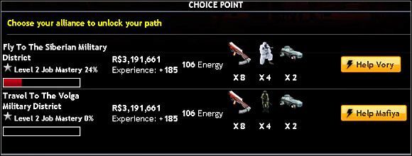 Kolejna ważna sprawa to wybór sprzymierzeńców - Moskwa (1) | Główne zadania (Jobs) | Mafia Wars - Mafia Wars - poradnik do gry