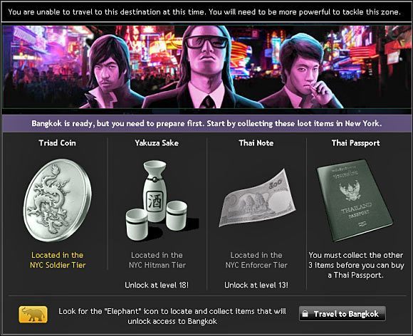 Bangkok nie jest dostępny od samego początku gry - Bangkok (1) | Główne zadania (Jobs) | Mafia Wars - Mafia Wars - poradnik do gry