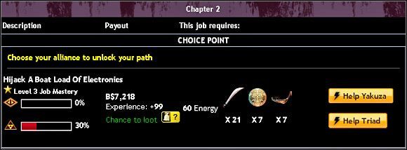 Kolejna ważna sprawa to wybór sprzymierzeńców - Bangkok (1) | Główne zadania (Jobs) | Mafia Wars - Mafia Wars - poradnik do gry