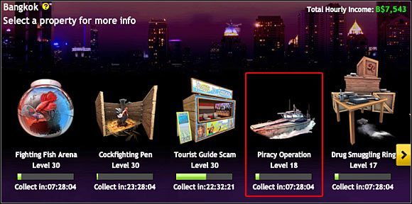 Zadania rozgrywane w trakcie zaliczania tego epizodu wymagają już wyraźnie większych pokładów energii, ale można to zaobserwować dopiero po odblokowaniu dalszych rozdziałów - Bangkok (2) | Główne zadania (Jobs) | Mafia Wars - Mafia Wars - poradnik do gry