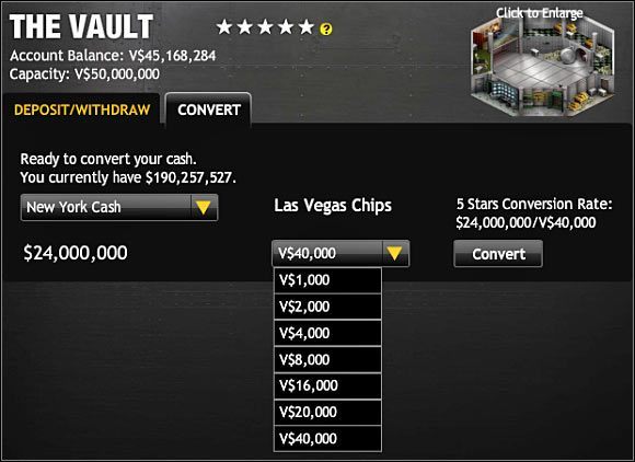 Podobnie jak we wszystkich innych lokacjach, na terenie Las Vegas obowiązuje specyficzna waluta, którą są żetony (Vegas Chips) - Las Vegas (2) | Główne zadania (Jobs) | Mafia Wars - Mafia Wars - poradnik do gry