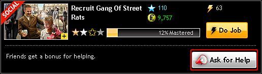 Drugi typ zadań wymagającego dokładniejszego omówienia to pozycje symbolizowane przez ikonę megafonu - Włochy (1) | Główne zadania (Jobs) | Mafia Wars - Mafia Wars - poradnik do gry