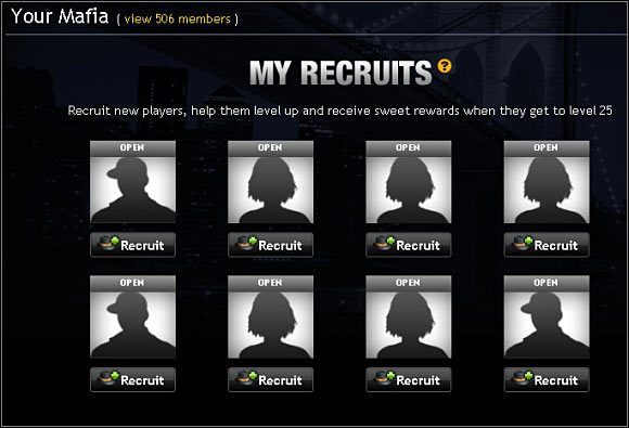 W momencie tworzenia nowego konta gra powinna automatycznie dodać za Ciebie wszystkich znajomych, którzy mają swoje konta w Mafia Wars - Podstawy | Moja mafia (My Mafia) | Mafia Wars - Mafia Wars - poradnik do gry