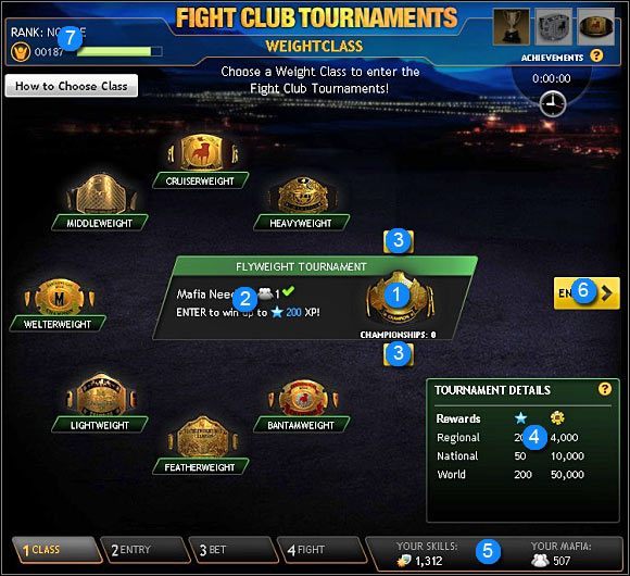 W celu rozpoczęcia swojej przygody z turniejami musisz udać się do Las Vegas, a następnie wybrać kolejno zakładki Fight i Tournaments - Turnieje w Las Vegas (1) | Walki (Fight) | Mafia Wars - Mafia Wars - poradnik do gry